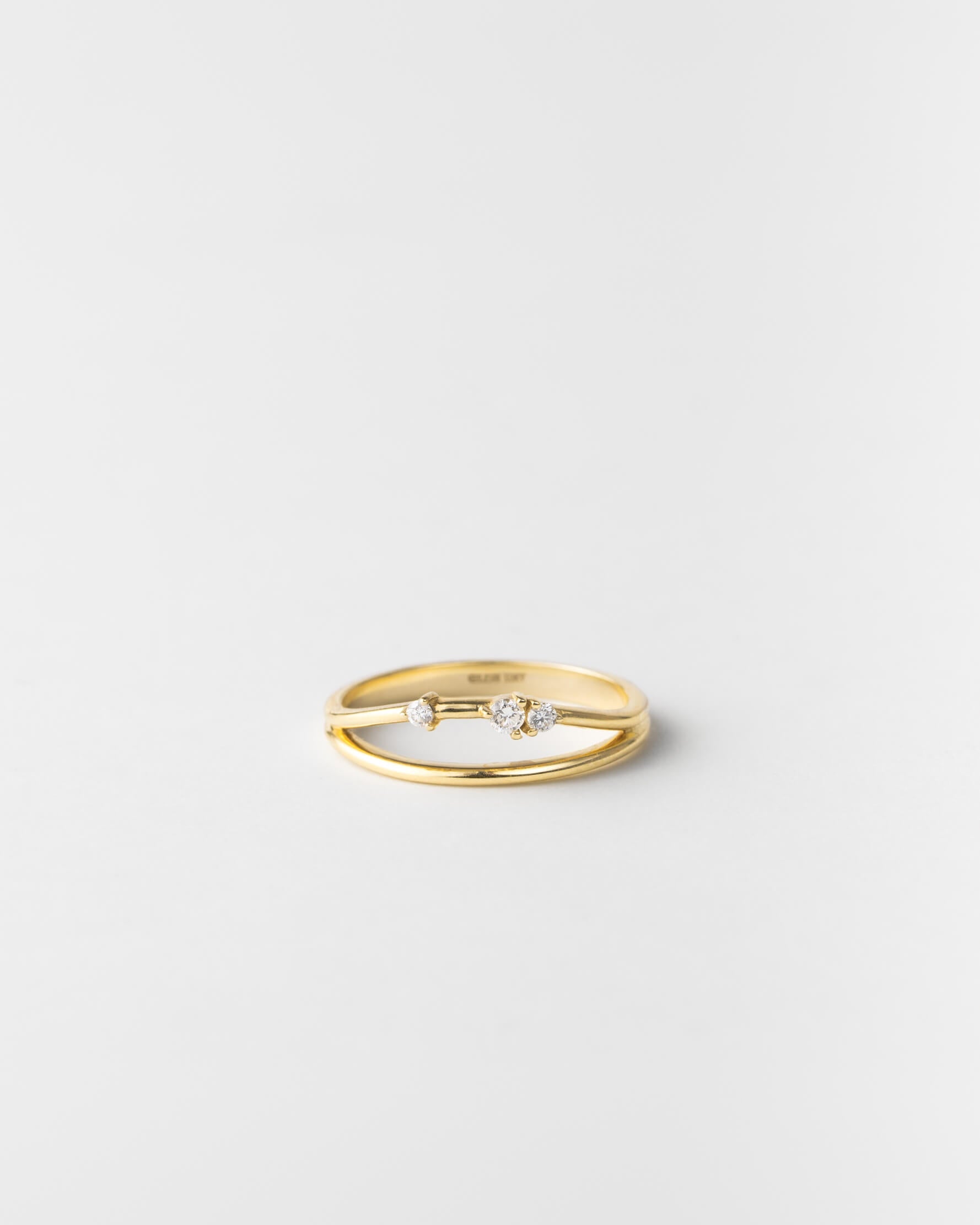 Eclipse White Sapphire Ring