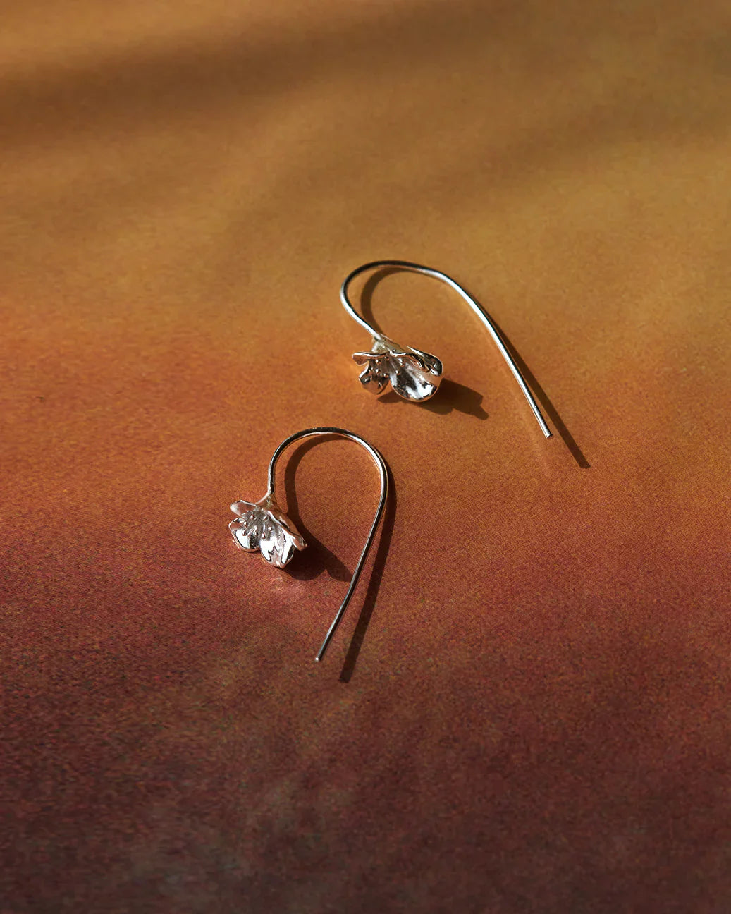 California Poppy Earrings