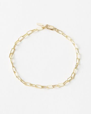 Small Paperclip Chain Bracelet